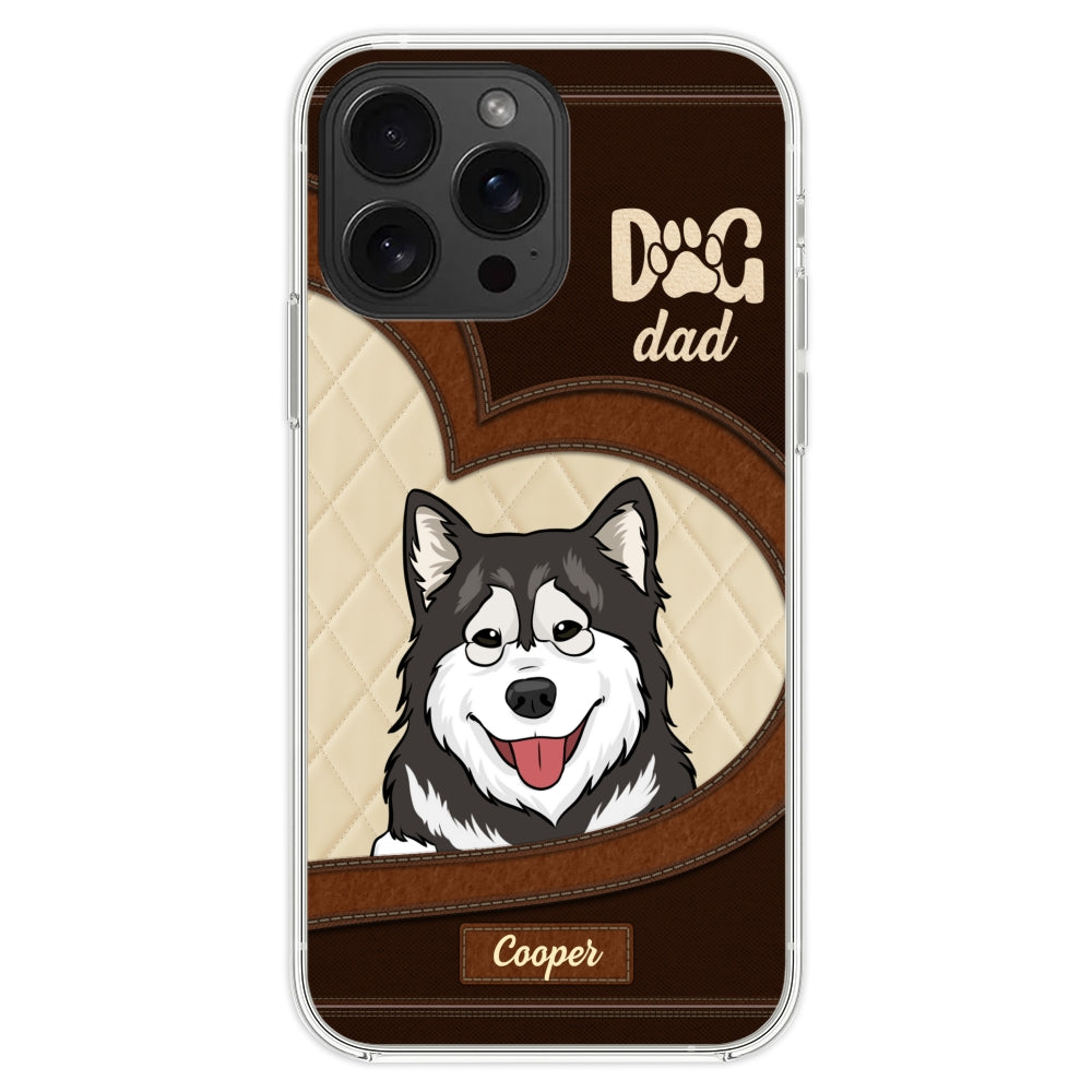 Adorable Peeking Dogs - Customizable Personalized Phone Case for Fashion - Forward Users