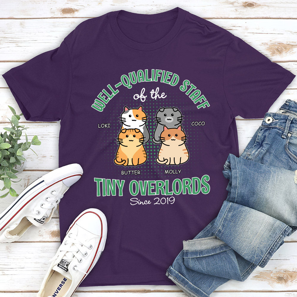 Good Cat Staff - Personalized Custom Unisex 5.3 oz T-shirt for Pet Lovers