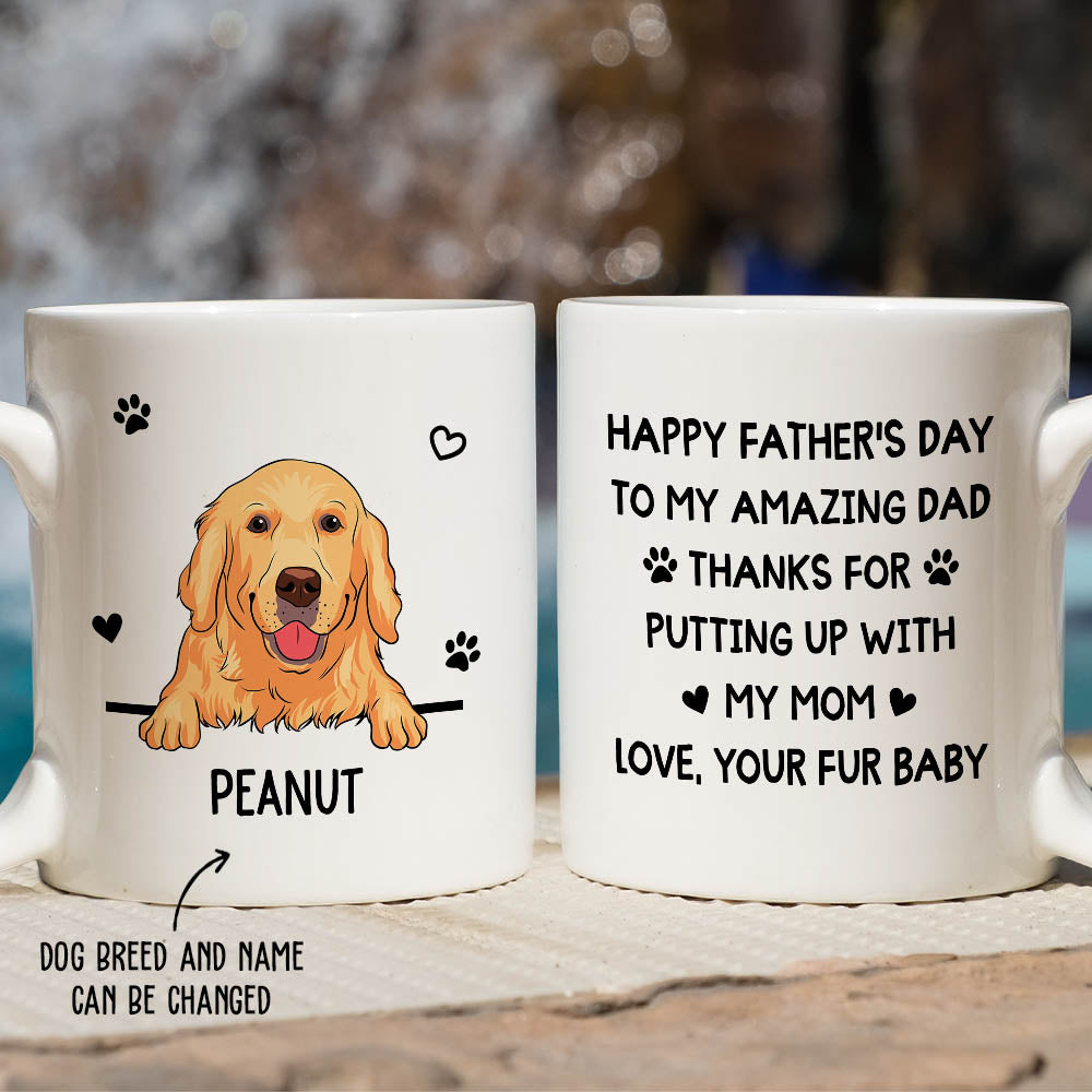 Personalized Custom Coffee Mug for Your Fur Baby - Ideal Gift for Pet Lovers