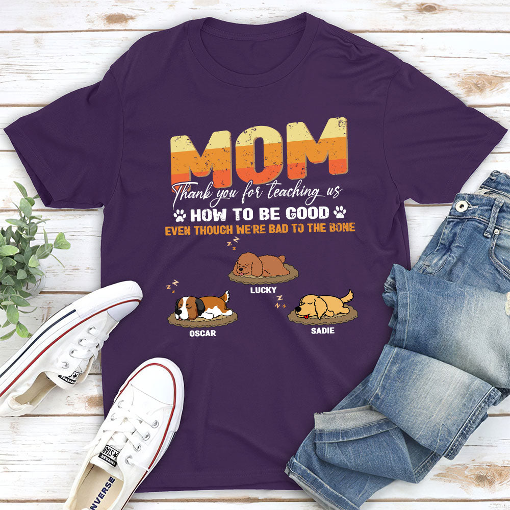 Personalized Custom Unisex 'Teaching Us To Be' T-shirt - Ideal Gift for Pet Lovers