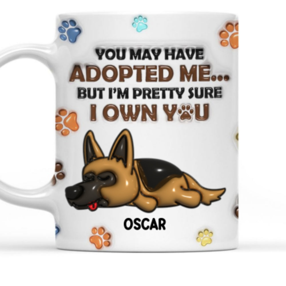We Sure We Own You Version 2 - Exclusive Personalized Custom 3D Inflated Effect 11oz Ceramic Mug