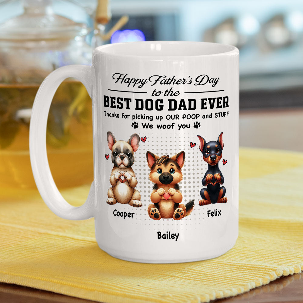 Thanks For Picking My Poop - Exclusive Personalized Custom Coffee Mug for Pet Lovers