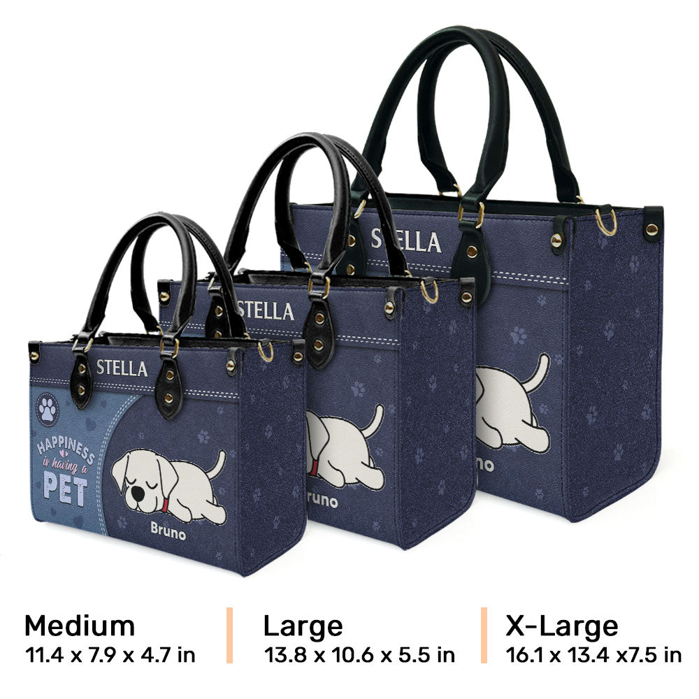 Personalized Custom Leather Bag for Pet Lovers