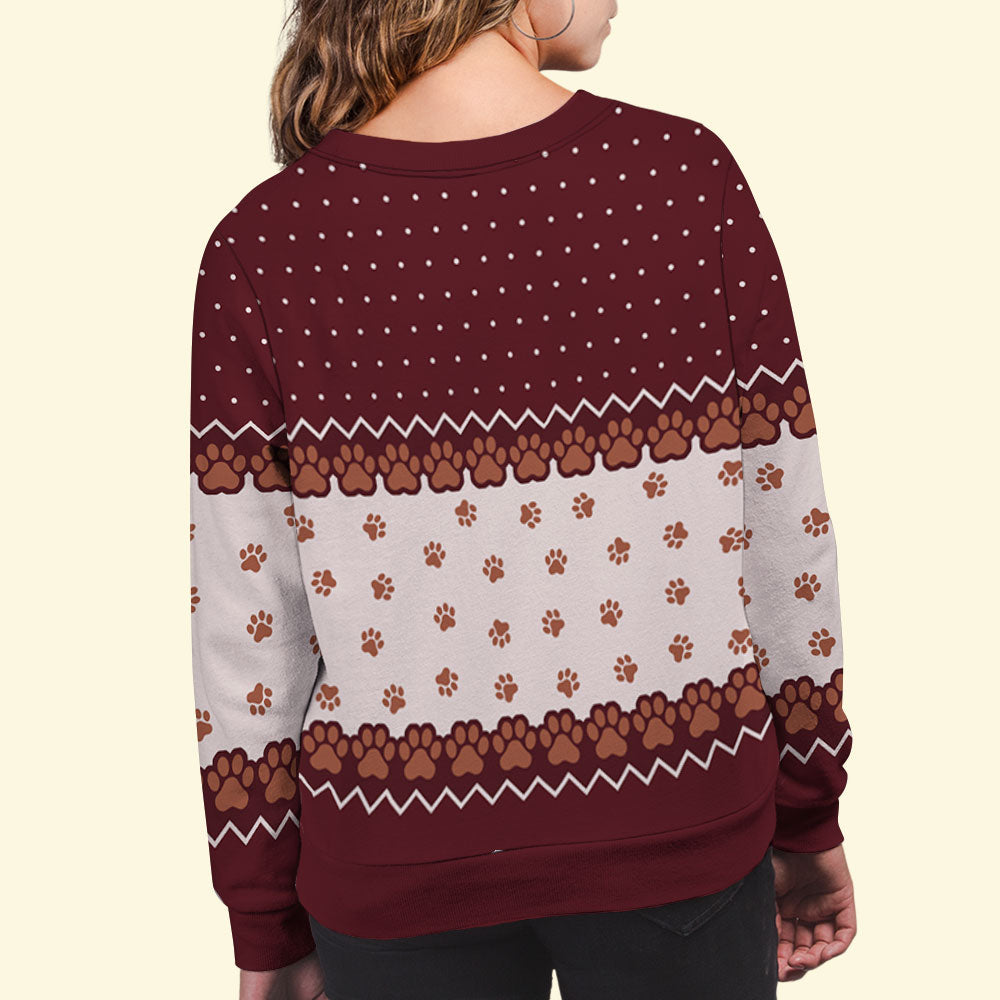 Life Is Better - Customizable All-Over-Print Personalized Sweatshirt for Pet Lovers
