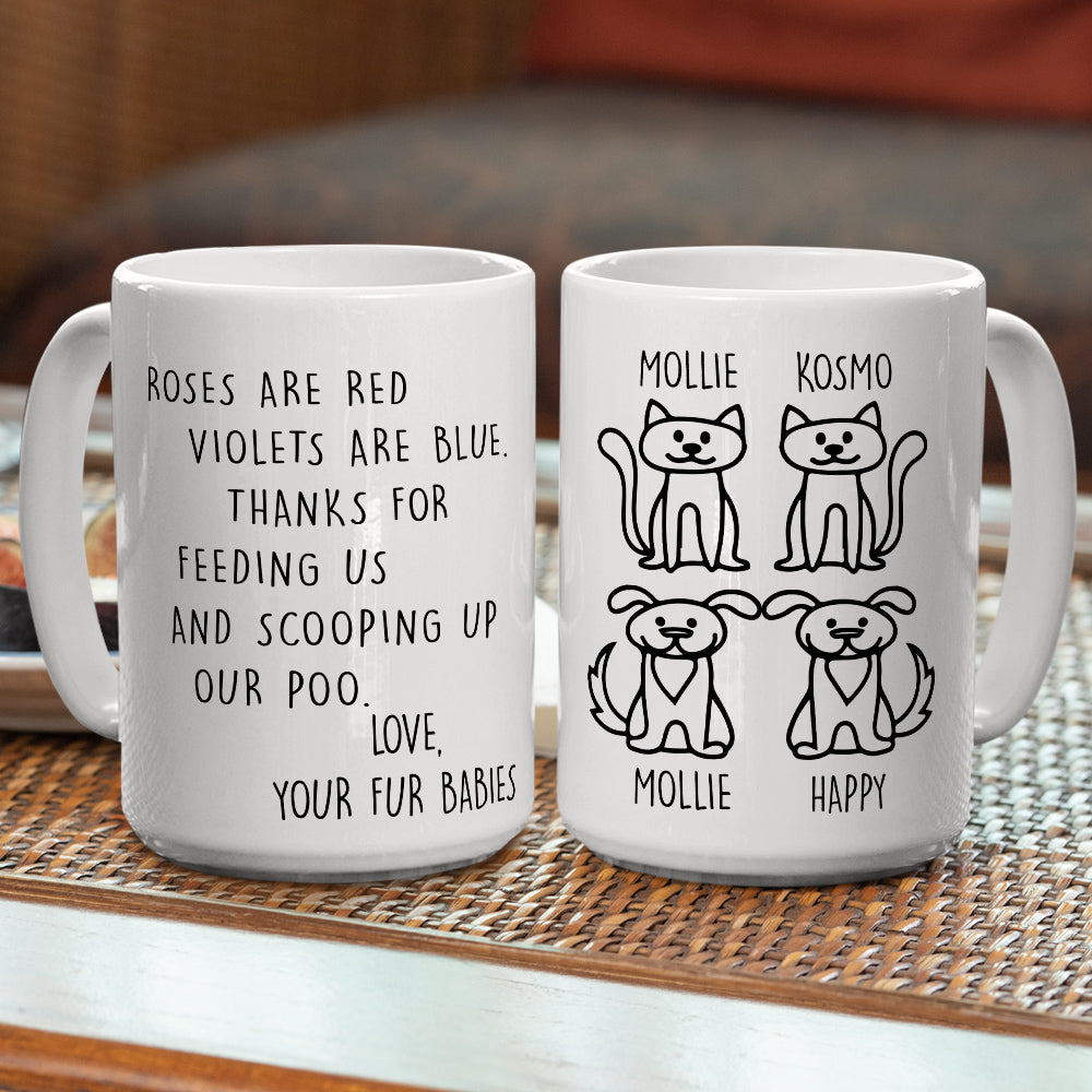 Thank You For Scooping My Poo Ver Pet - Exquisite Personalized Custom Coffee Mug for All Beverages