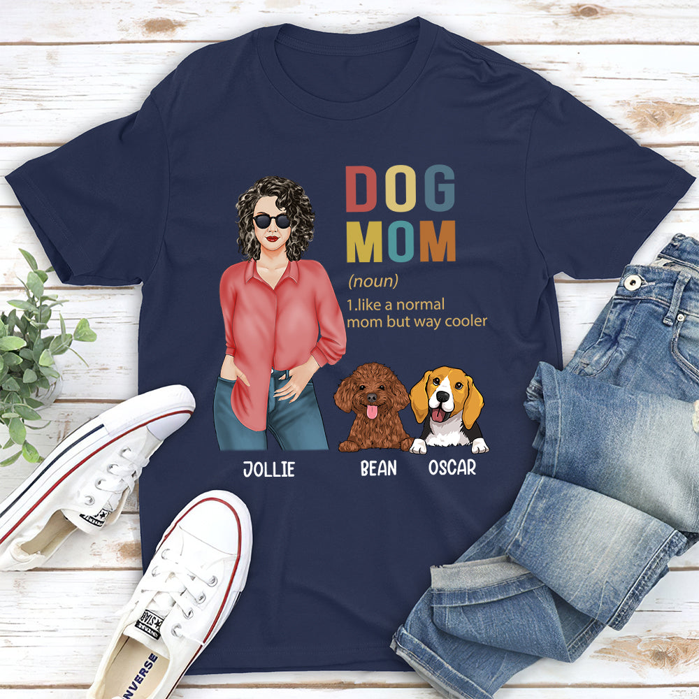 Cool Personalized Custom Unisex Dog Mom T-shirt - Ideal Gift for Pet Lovers