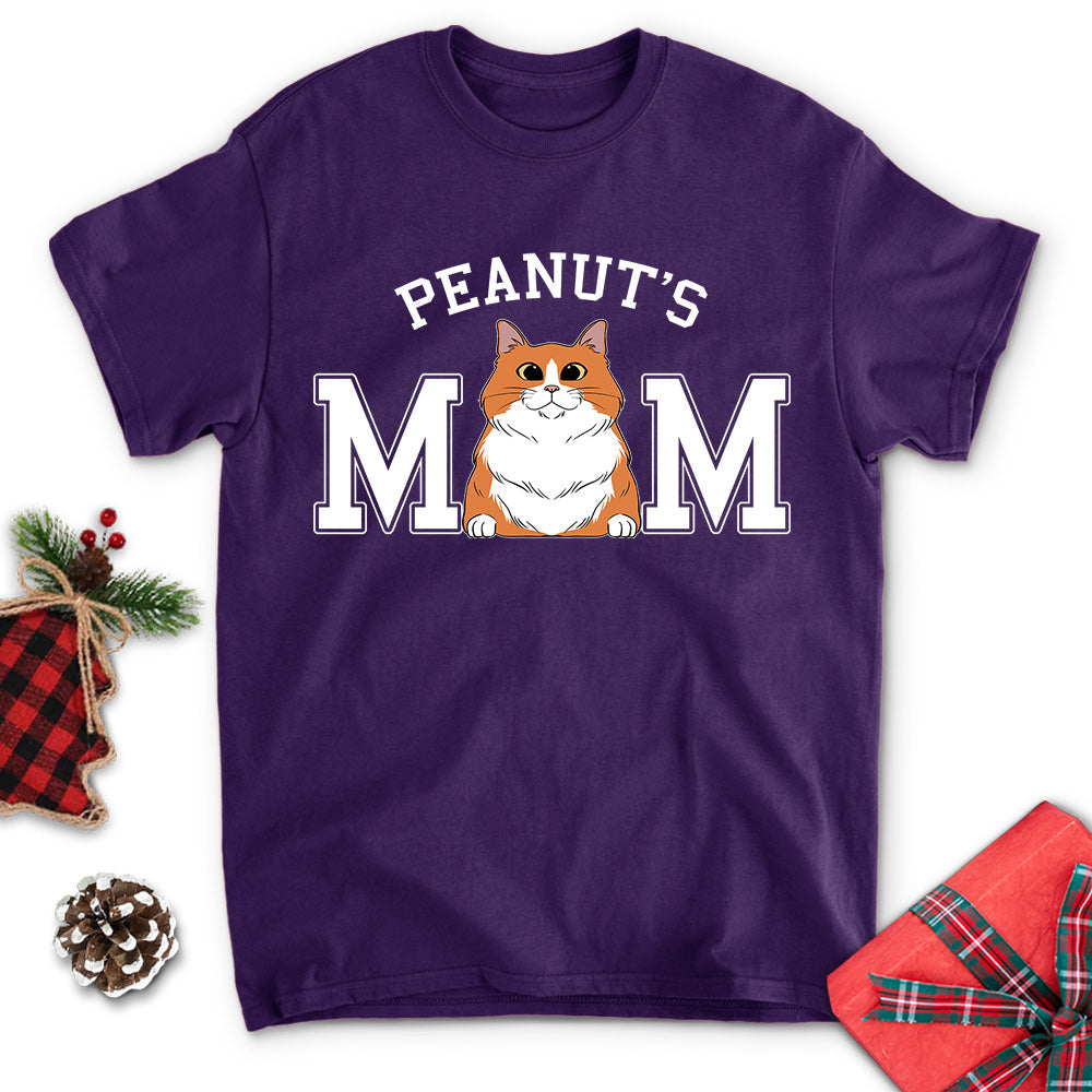 Cat Mom/Dad Basic - Personalized Custom Unisex 5.3 oz T-shirt for Pet Lovers