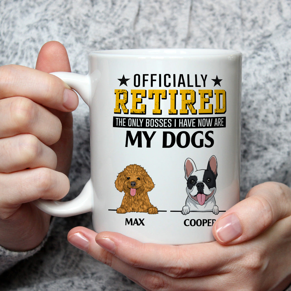 Officially Retired - Customizable Personalized 11oz Coffee Mug for Pet Lovers