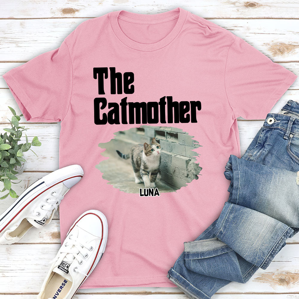 The Cat Father - Personalized Custom Unisex 5.3 oz T-shirt for Pet Lovers