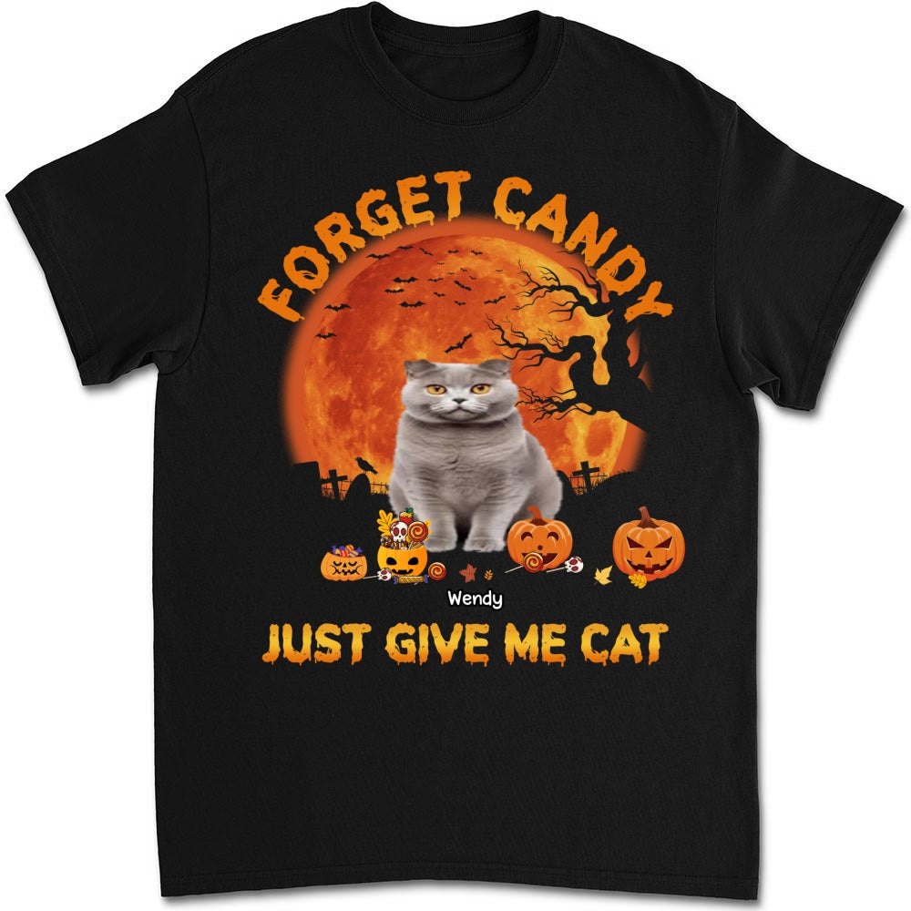 Give Me Cats Photo - Personalized Custom Unisex 5.3 oz T-shirt for Pet Lovers