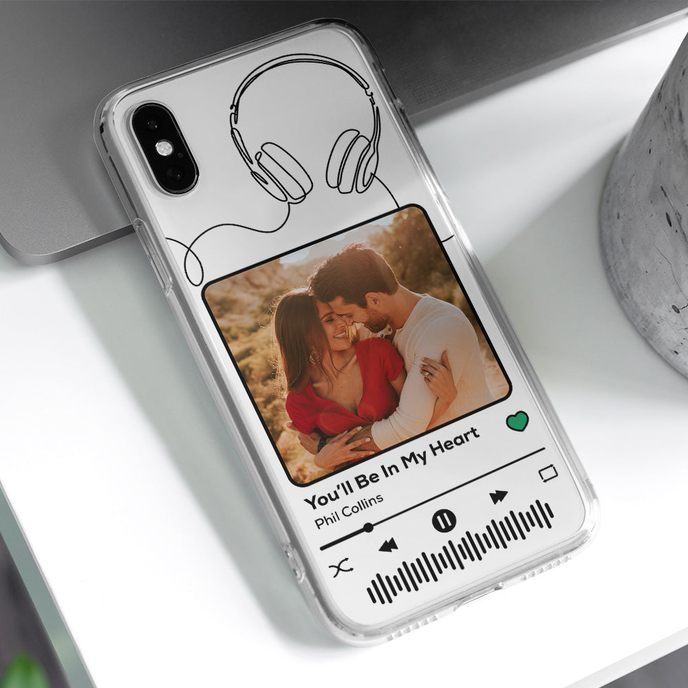 Personalized Music Player Custom Pet Phone Case - Ideal for Canine and Feline Lovers