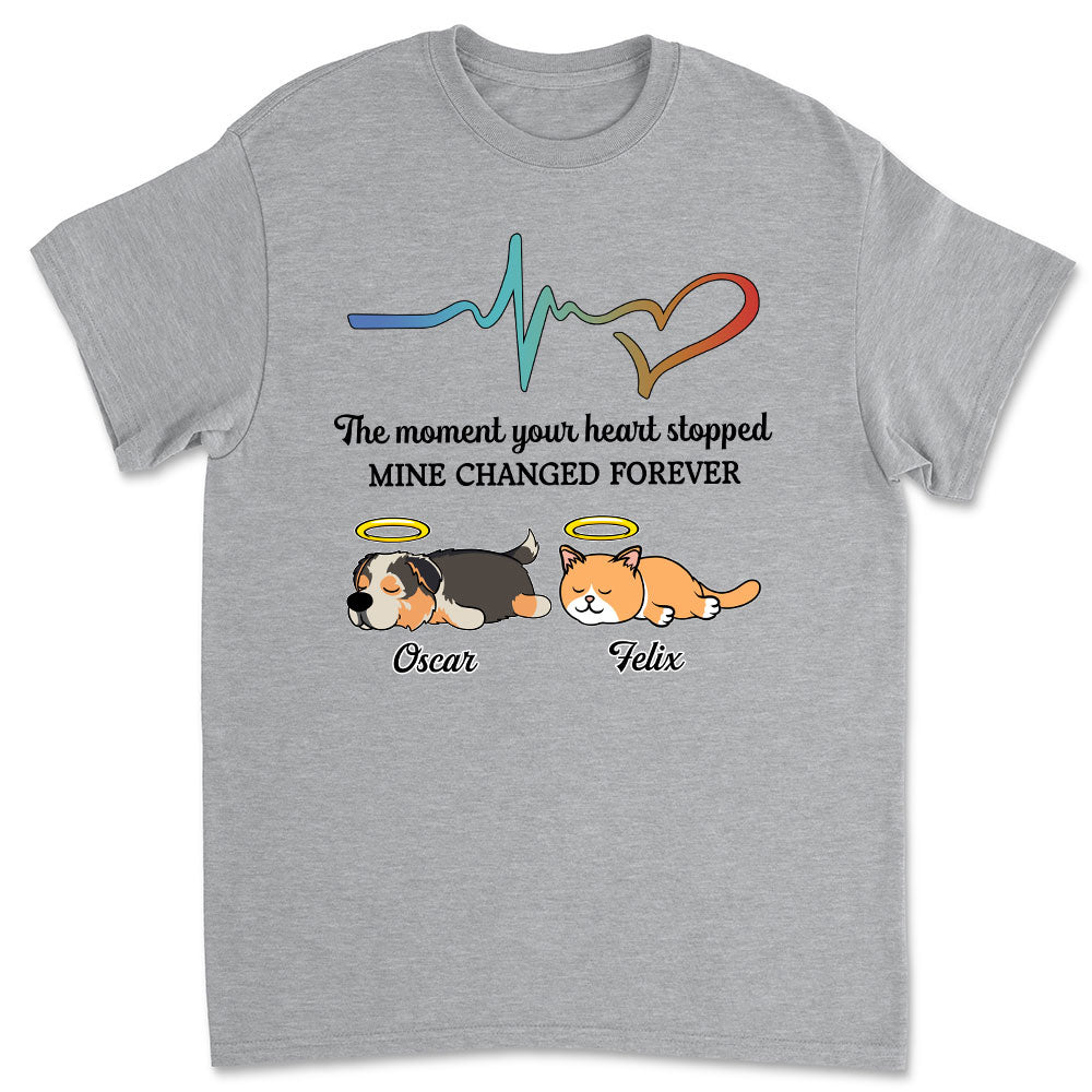 The Moment - Personalized Custom Unisex Memorial T-shirt for Pet Lovers