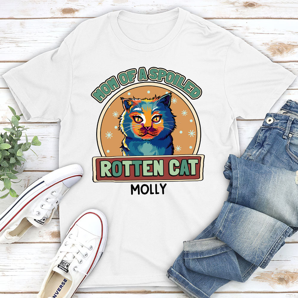 Pop Art Rotten Cats - Personalized Custom Unisex 5.3 oz T-shirt for Pet Lovers
