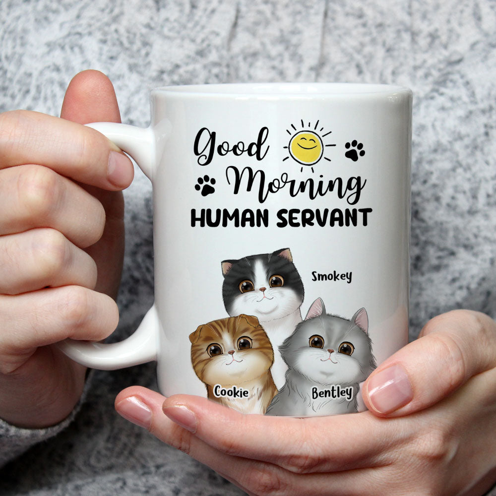 Good Morning - Exquisitely Personalized Custom 11oz Coffee Mug for Pet Lovers
