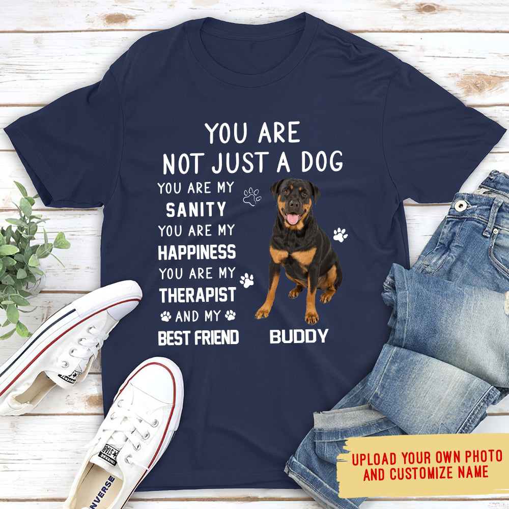 Unique Personalized Custom Dog Photo Unisex T-shirt - Ideal Gift for Pet Lovers