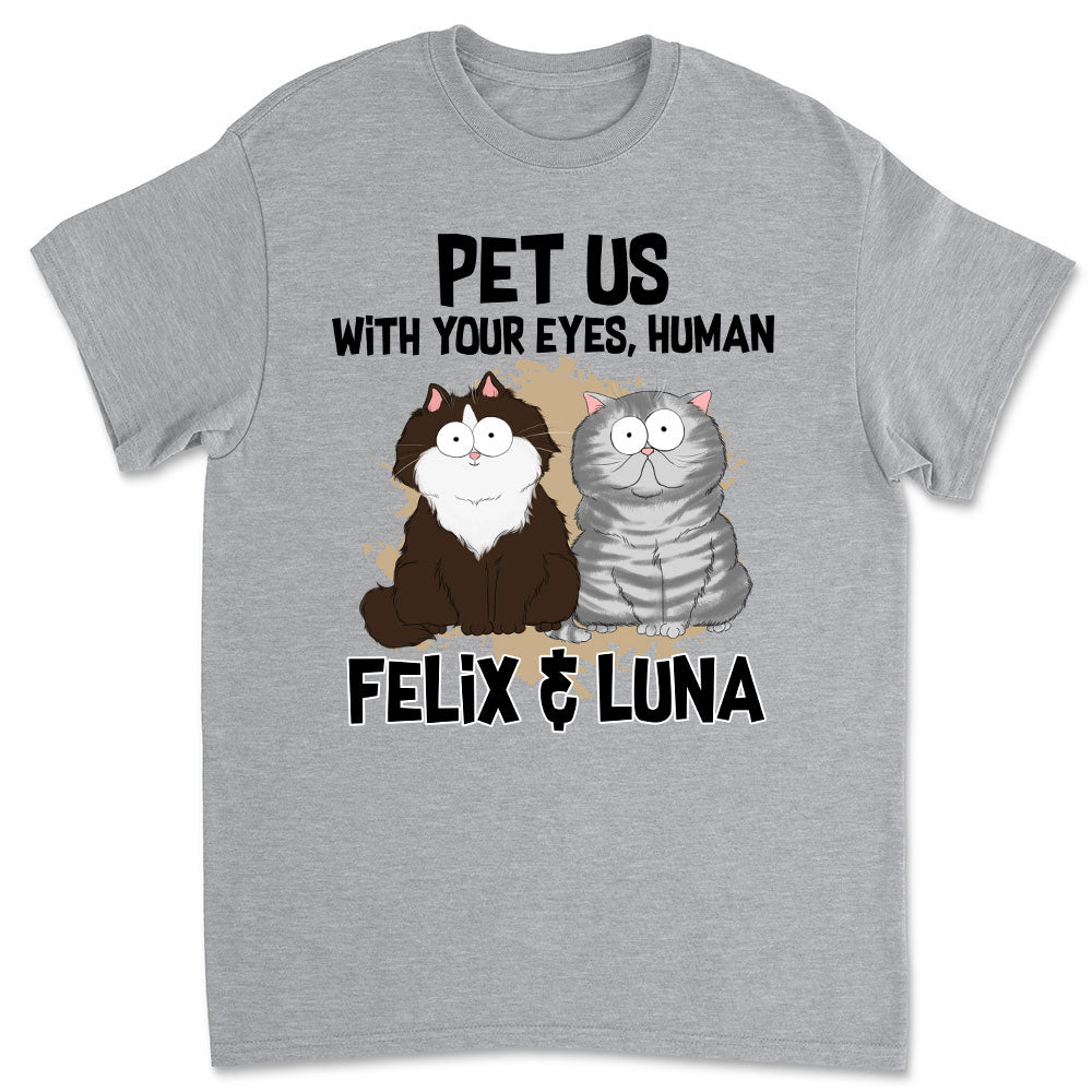Pet Me With - Personalized Custom Unisex 5.3 oz T - shirt for Pet Lovers