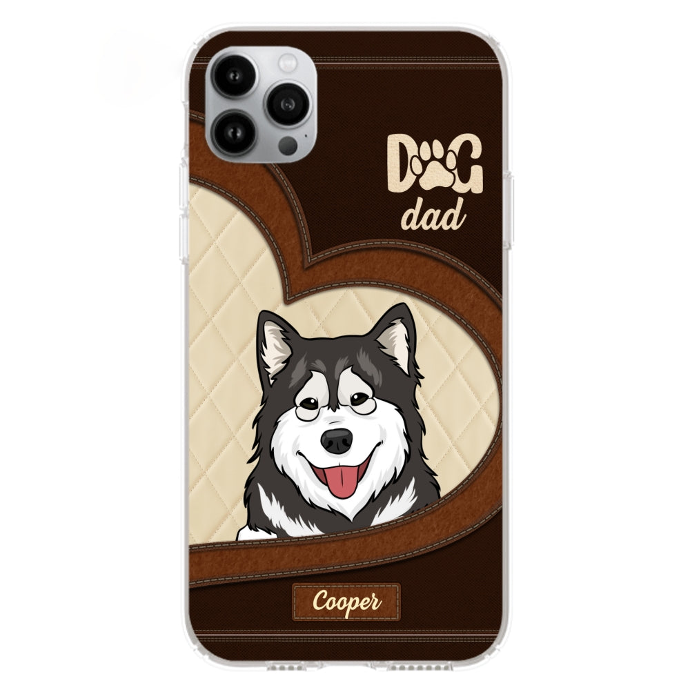 Adorable Peeking Dogs - Customizable Personalized Phone Case for Fashion - Forward Users