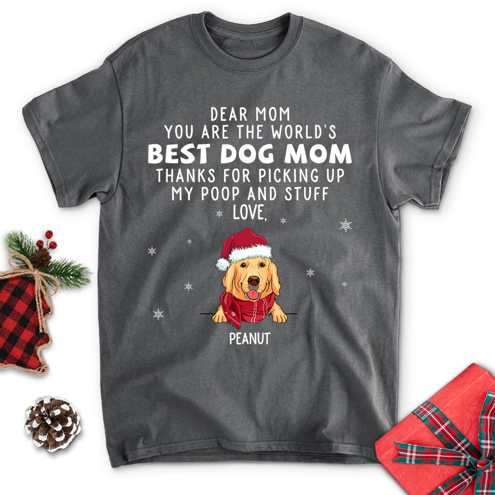 Thank You Dog Dad Mom - Personalized Custom Unisex 5.3 oz T-shirt for Pet Lovers