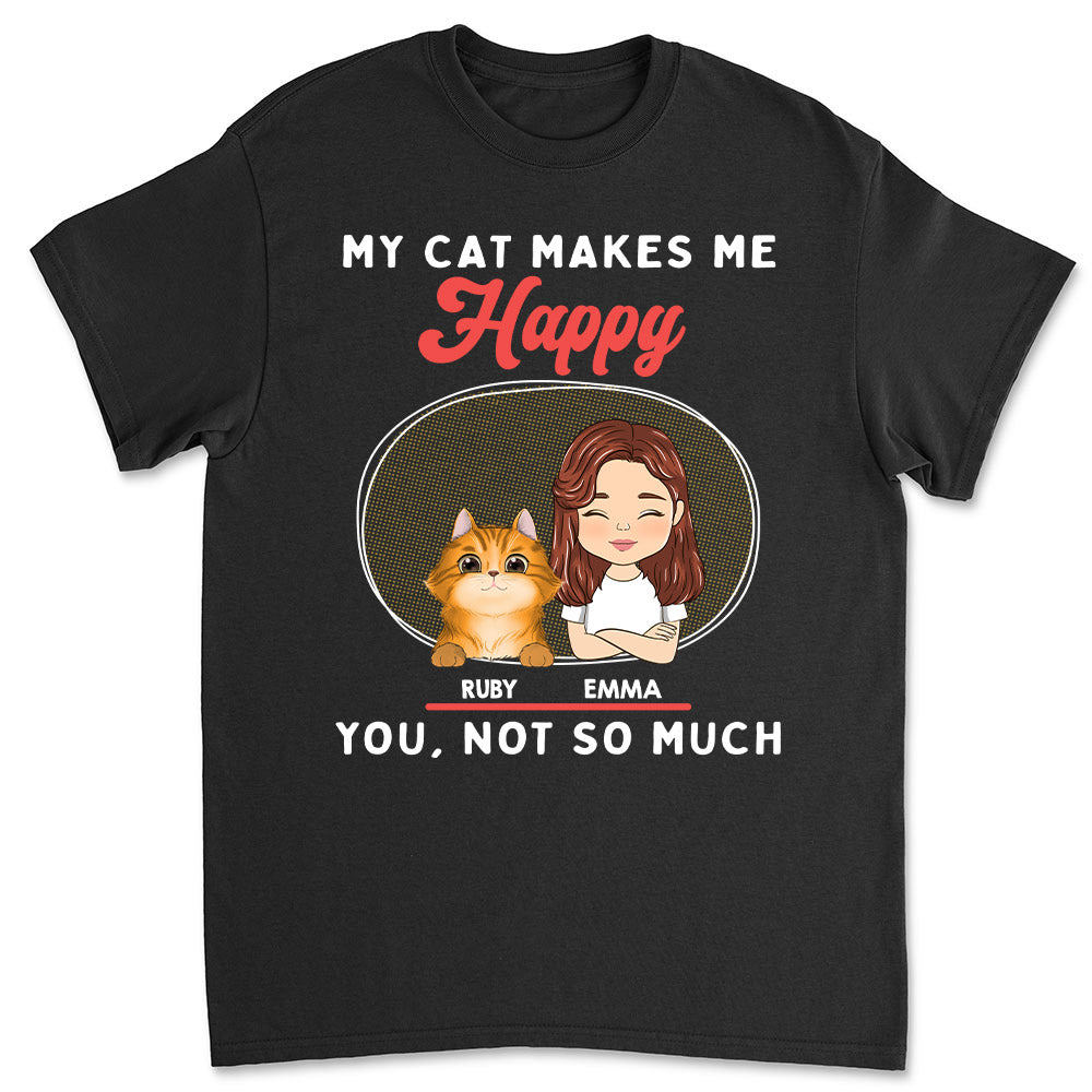 Make Me Joyful - Personalized Custom Unisex 5.3 oz T-shirt for Pet Lovers