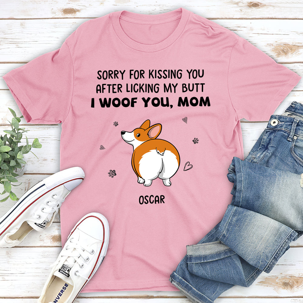 Woof You - Personalized Custom Unisex 5.3 oz T-shirt for Pet Lovers