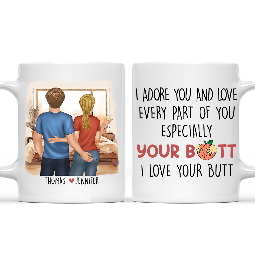 Every Part Of You - Unique Personalized Custom Coffee Mug for Couples