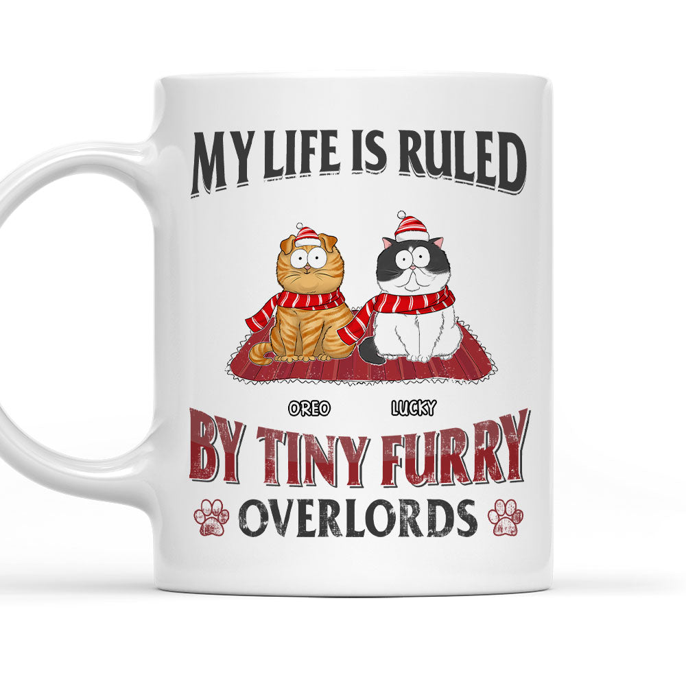 Tiny Furry Overlords - Exquisite Personalized Custom Coffee Mug for Pet Lovers