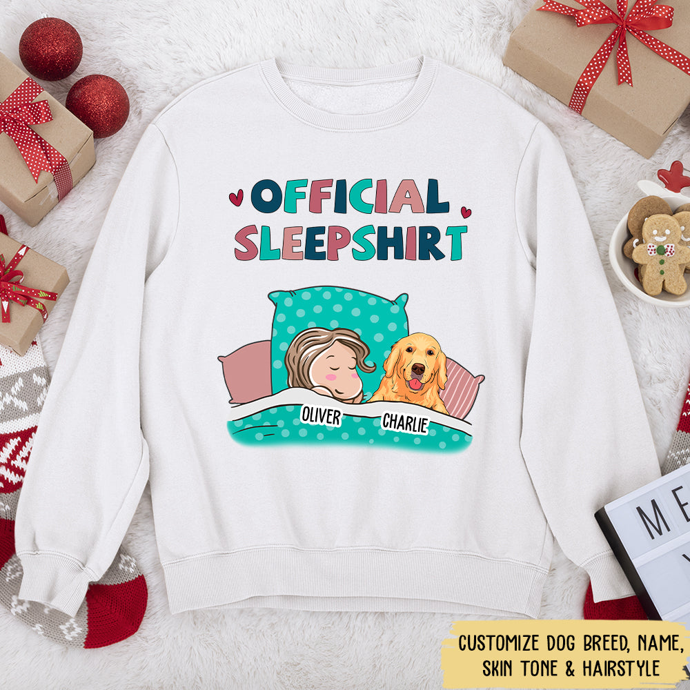 Personalized Custom Pet Official Sleepshirt - 8.0 oz Unisex Perfect Gift