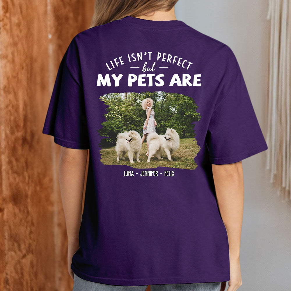 Stunning Personalized Custom Unisex Dog and Cat Photo T-shirt - Perfect Gift for Pet Lovers