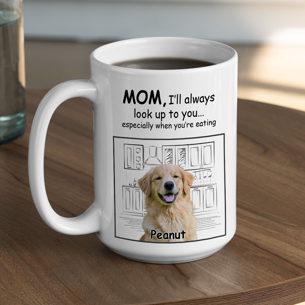 Always Look Up - 11oz Personalized Custom Coffee Mug for Pet Lovers