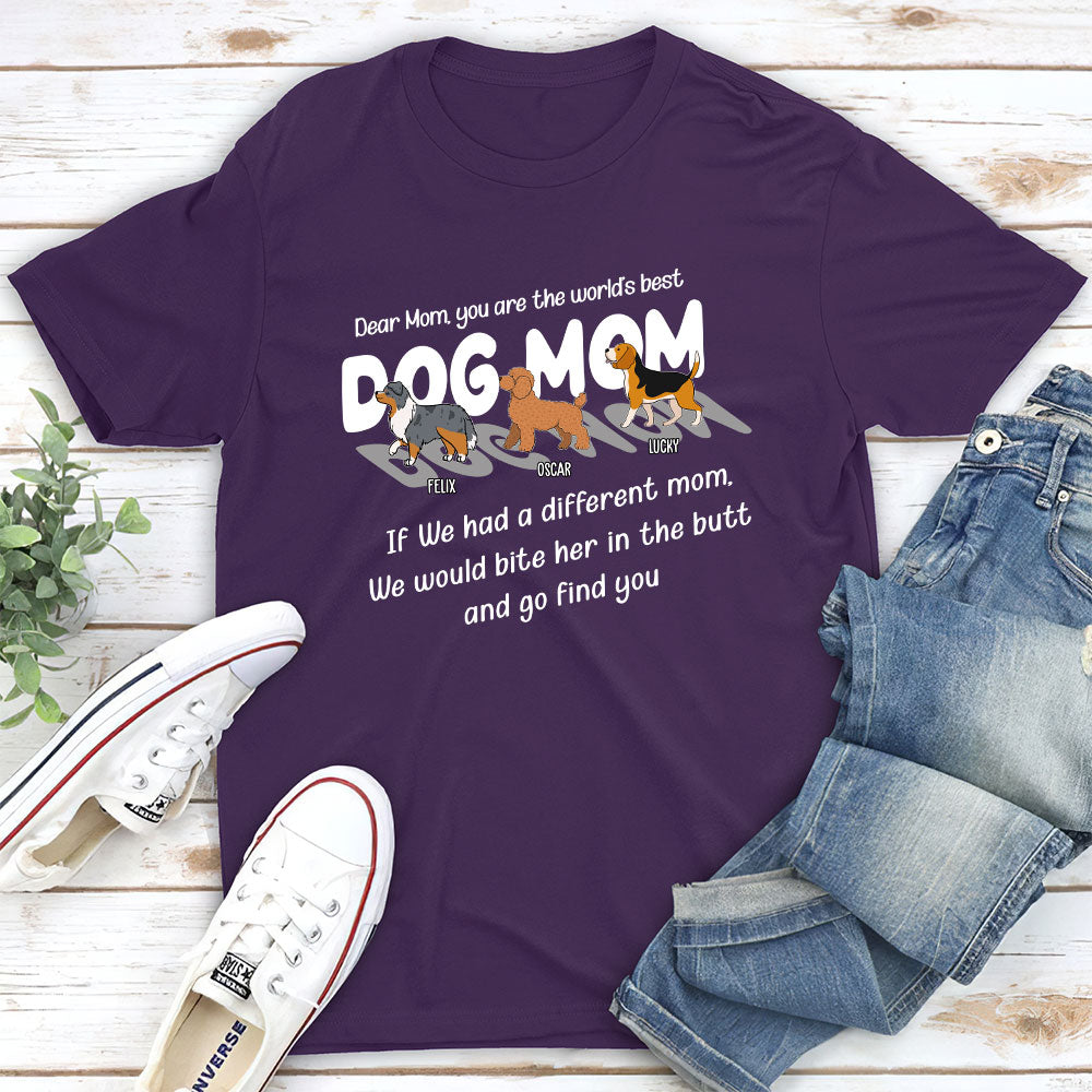Dog Finding You - Personalized Custom Unisex 5.3 oz T-shirt for Pet Lovers