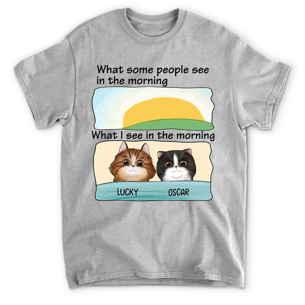 What I See - Personalized Custom Unisex 5.3 oz T-shirt for Pet Lovers