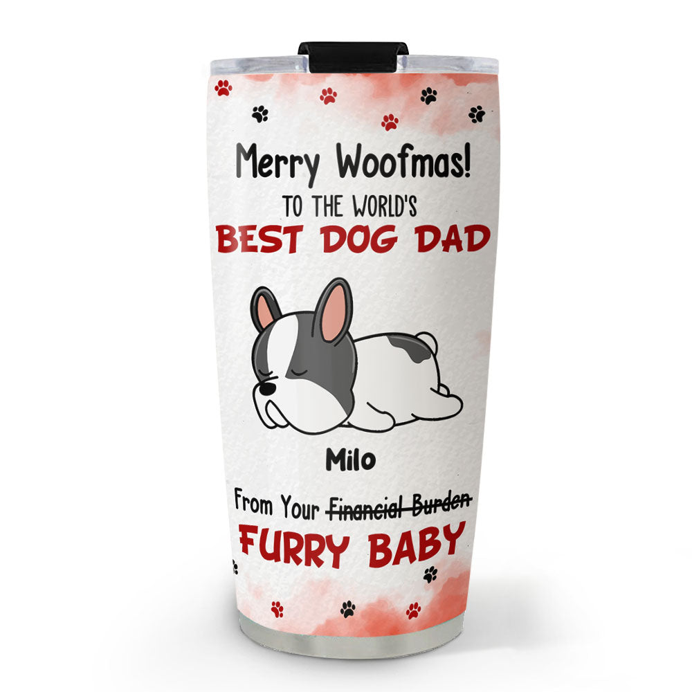 Personalized Custom Financial Burden Tumbler - 20oz High - Quality Stainless Steel with Thousands of Designs