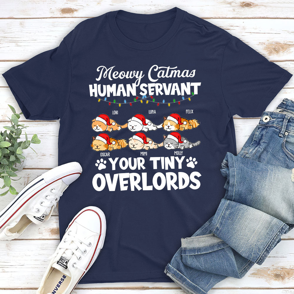Sleeping Meowy - Personalized Custom Unisex 5.3 oz Heavy Cotton T-shirt for Pet Lovers