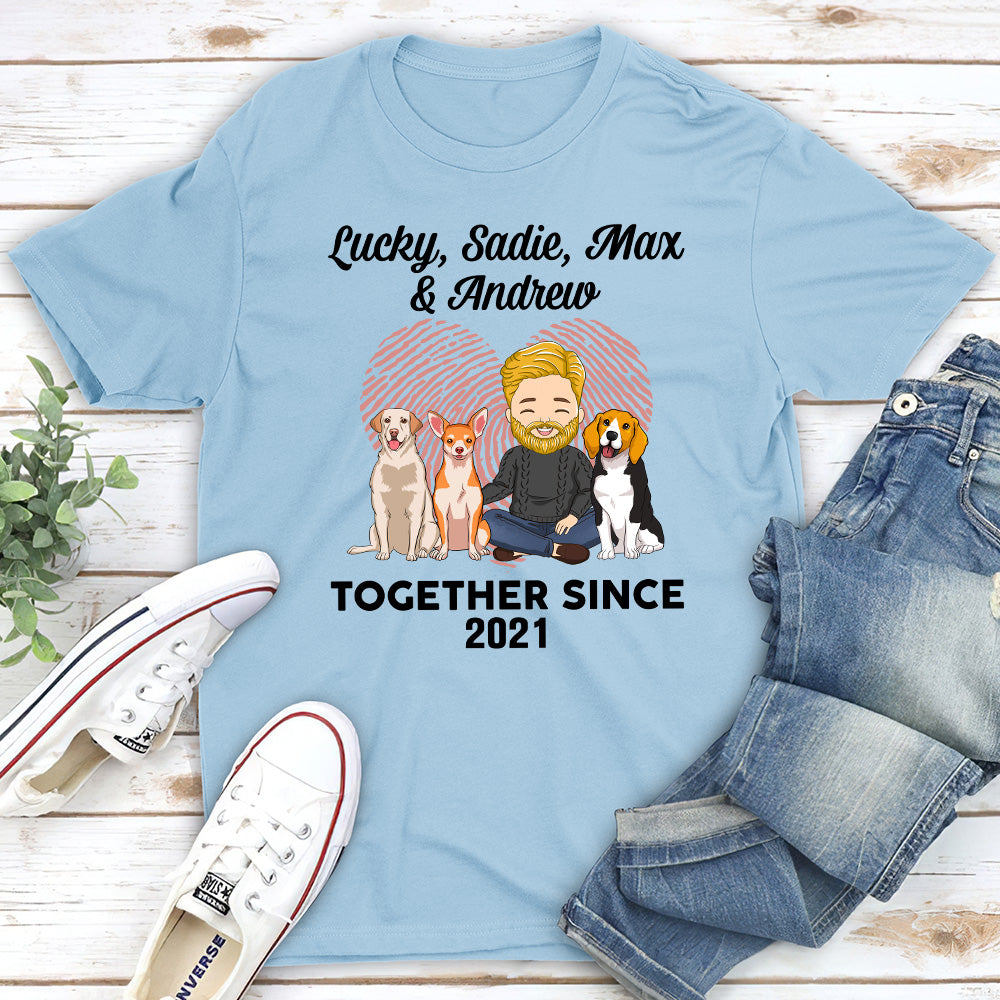 We Together - Personalized Custom Unisex 5.3 oz T-shirt for Pet Lovers