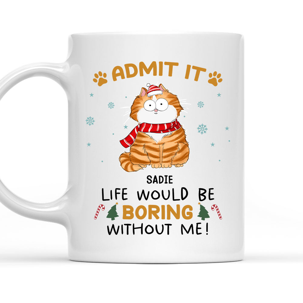 Never Get Bored - Unique Personalized Custom Coffee Mug for Pet Lovers