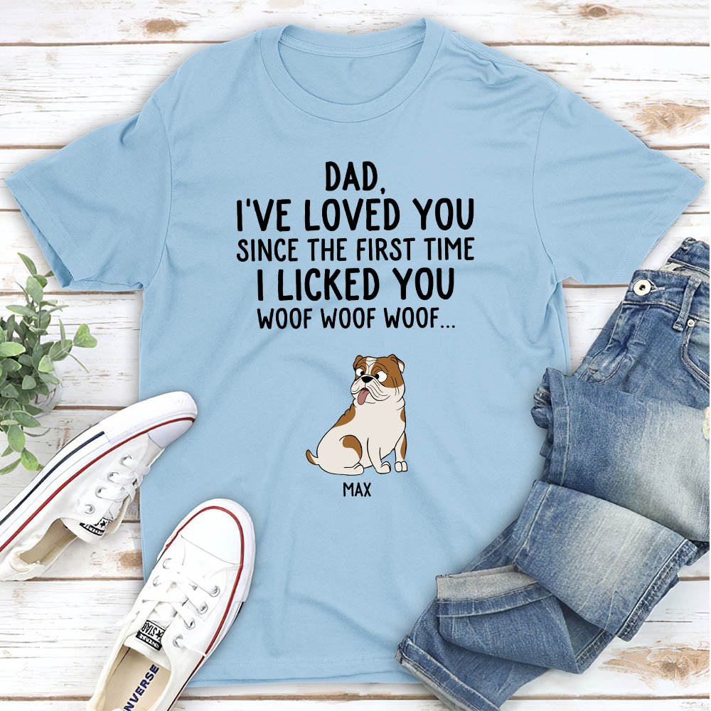 Licked You - Personalized Custom Unisex 5.3 oz T-shirt for Pet Lovers