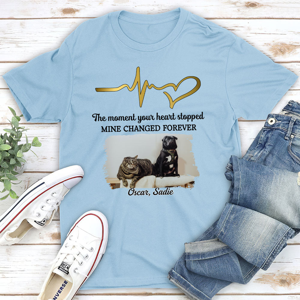 The Moment - Personalized Custom Unisex Memorial T-shirt for Pet Lovers