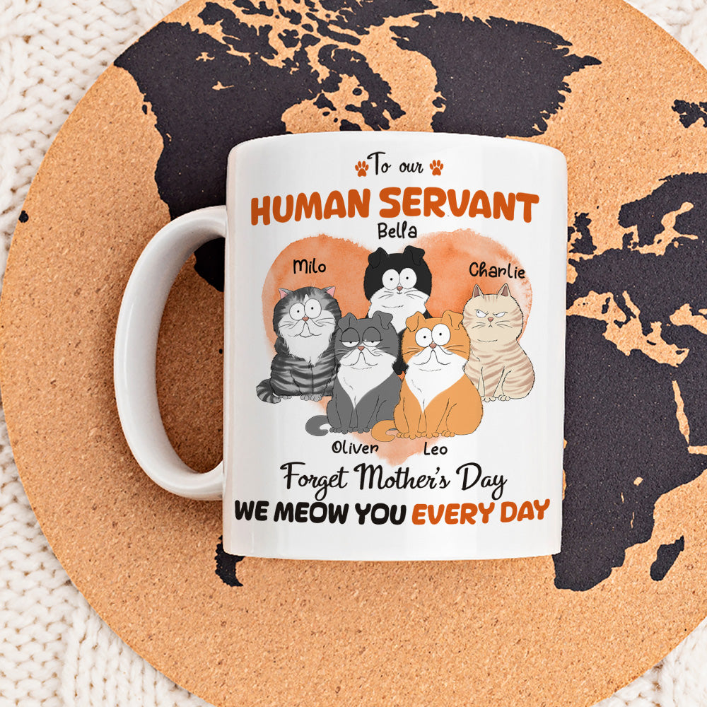 Meow You Every Day - Premium Personalized Custom Coffee Mug for Pet Lovers