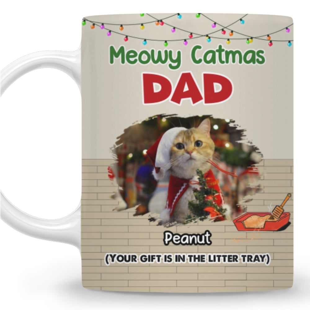Personalized Custom Litter Tray Photo Coffee Mug - 11oz High - Quality Ceramic