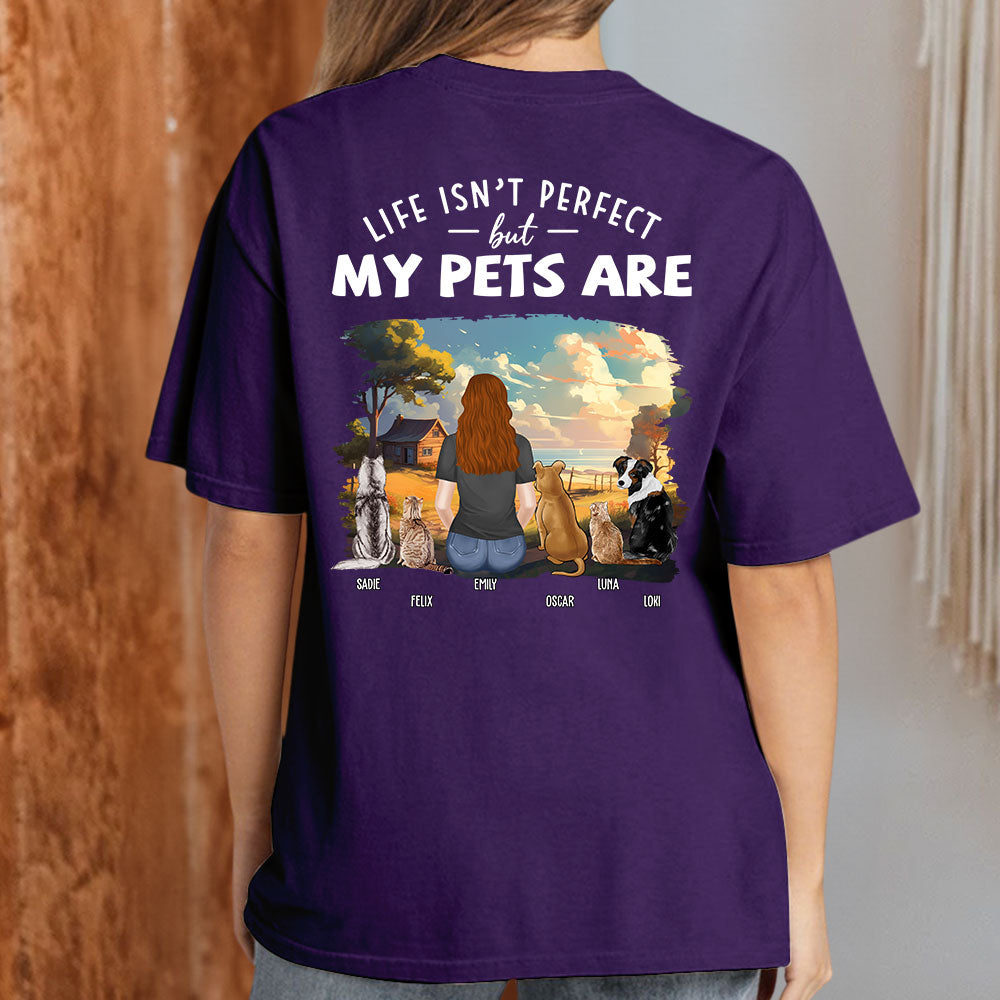 Perfect Personalized Custom Unisex Dog Cat T-shirt - Ideal Gift for Pet Lovers