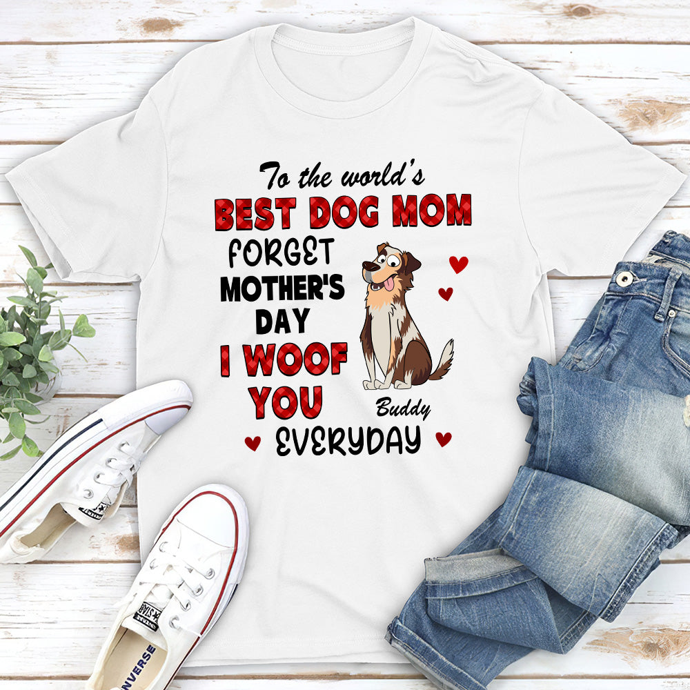 Forget That Day - Personalized Custom Unisex 5.3 oz T-shirt for Pet Lovers