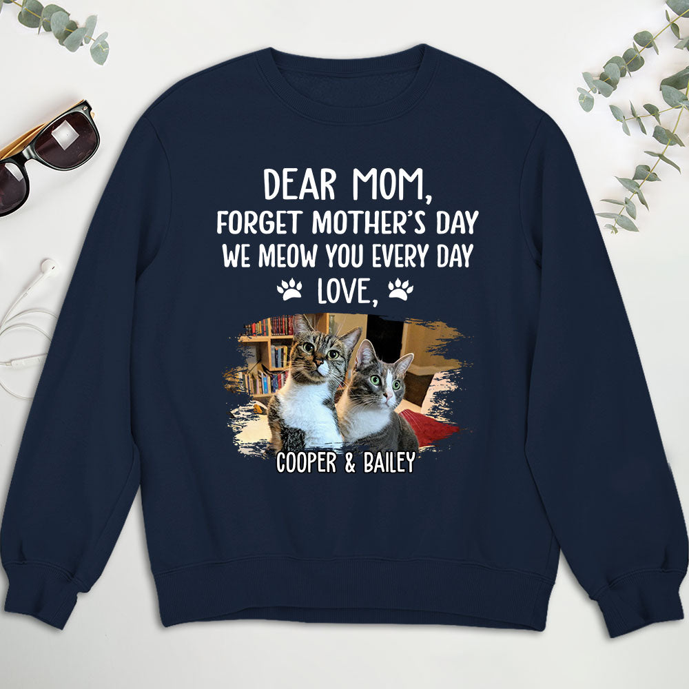 Meow You Every Day - Personalized Custom Unisex 8.0 oz Sweatshirt for Pet Lovers