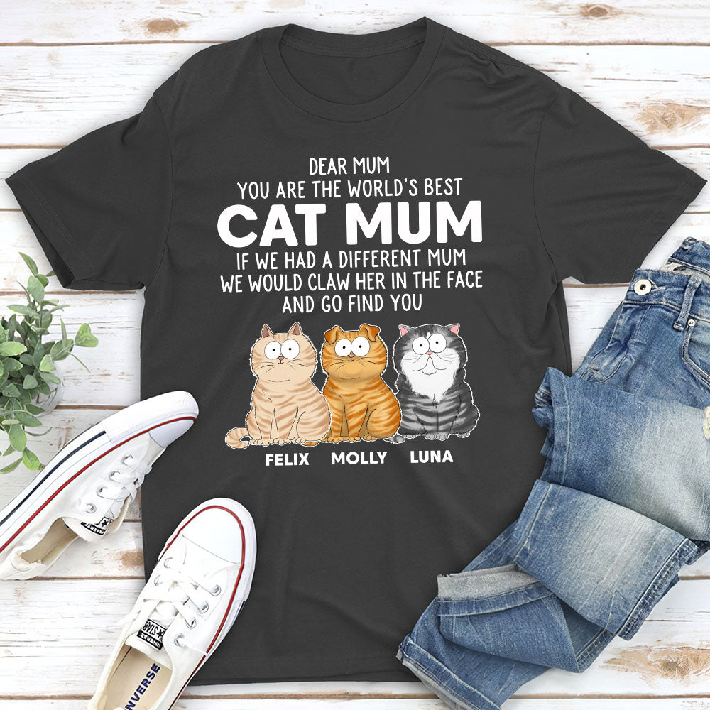 We Would Claw - Personalized Custom Unisex 5.3 oz T-shirt for Pet Lovers