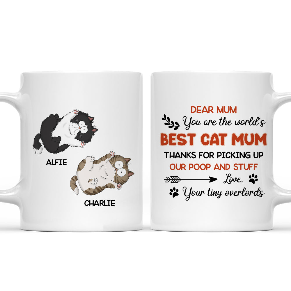 Thanks For Picking Up - Unique Personalized Custom Coffee Mug for Pet Lovers