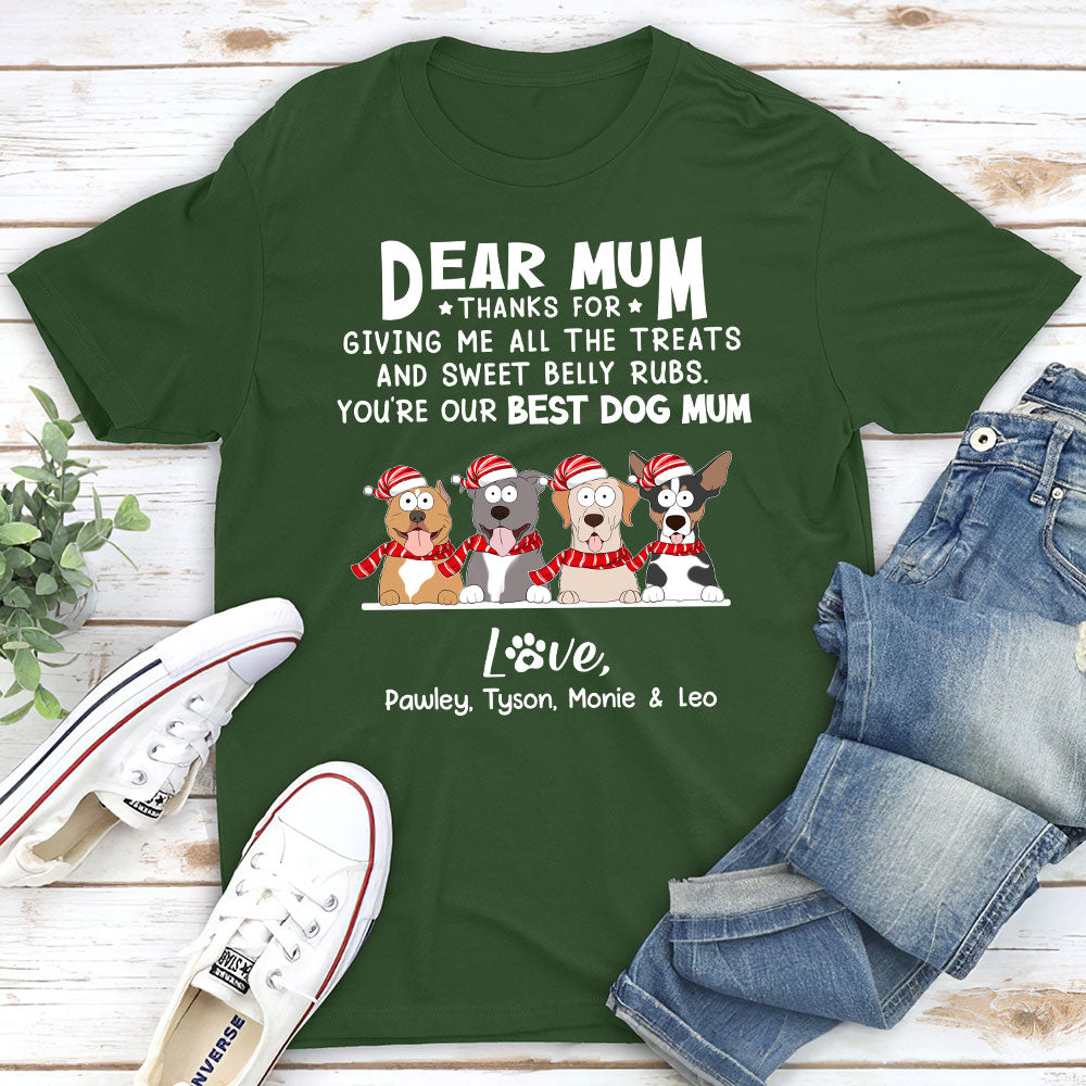 Sweet Belly Rubs - Personalized Custom Unisex 5.3 oz T-shirt for Pet Lovers