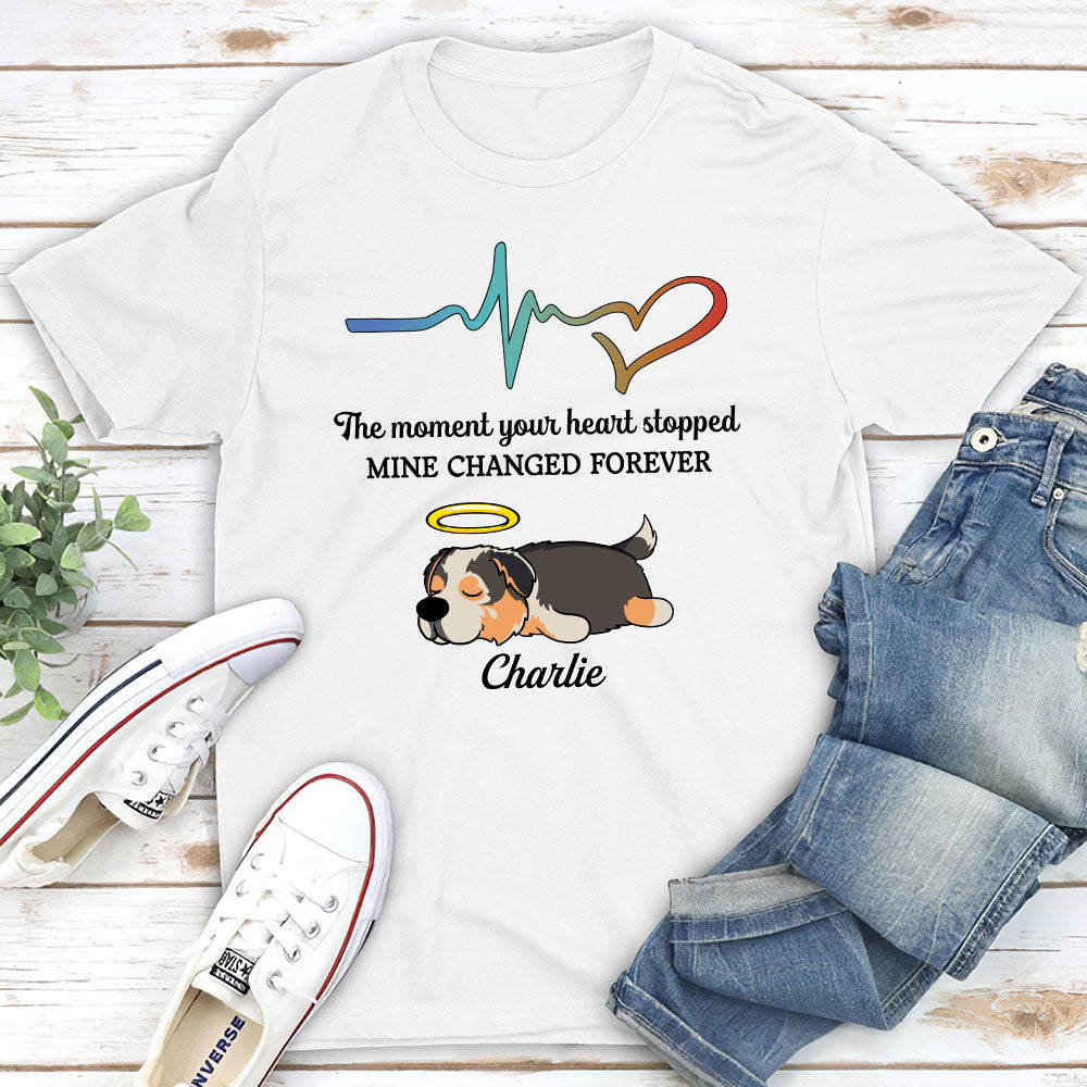The Moment - Personalized Custom Unisex Memorial T-shirt for Pet Lovers