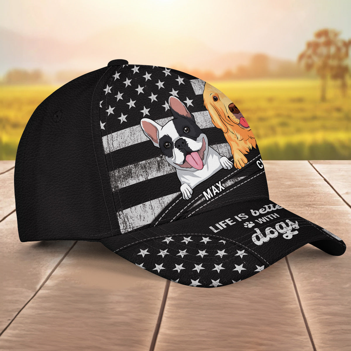 Life Is Better With Doggo - Personalized Custom Dog Parent Cap for Maximum Comfort