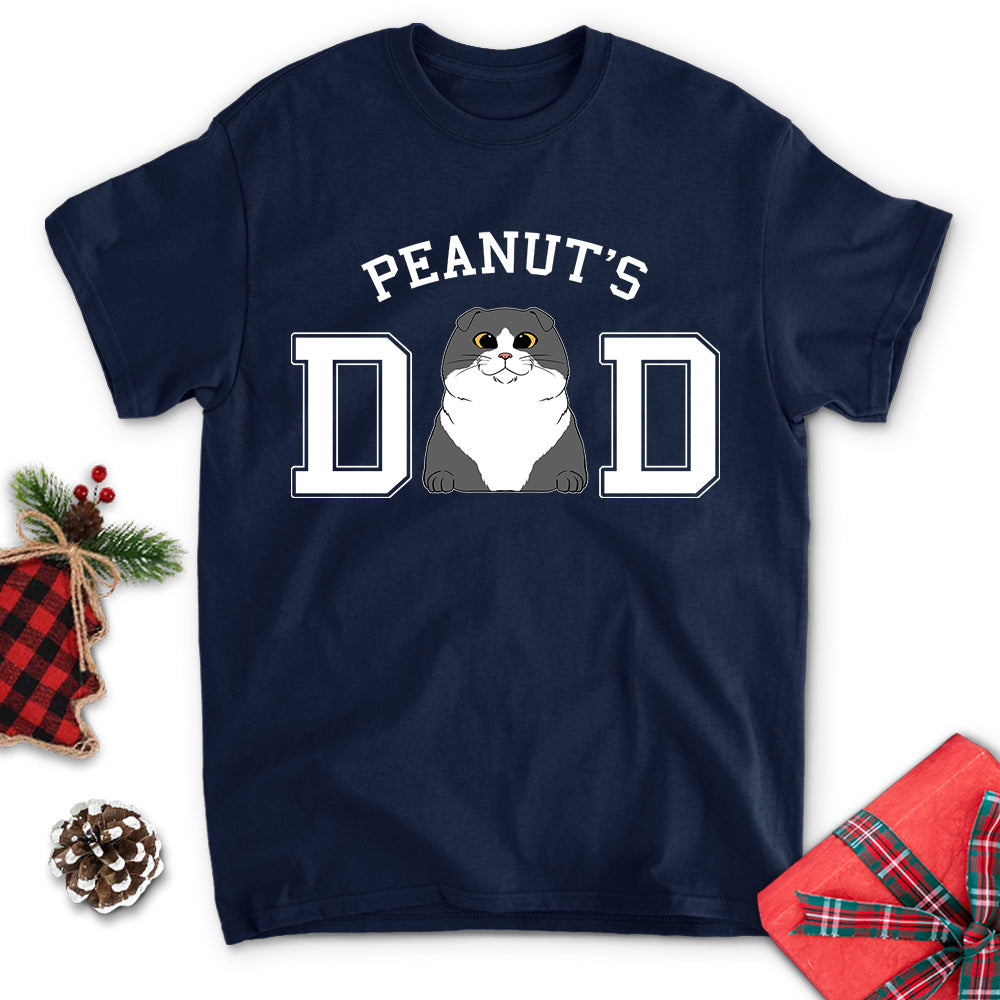 Cat Mom/Dad Basic - Personalized Custom Unisex 5.3 oz T-shirt for Pet Lovers