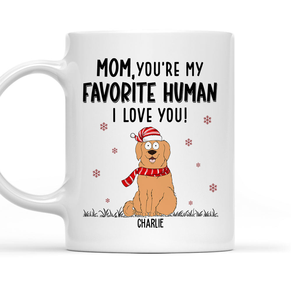 Favorite Human We Love - Premium Personalized Custom Coffee Mug for Pet Lovers