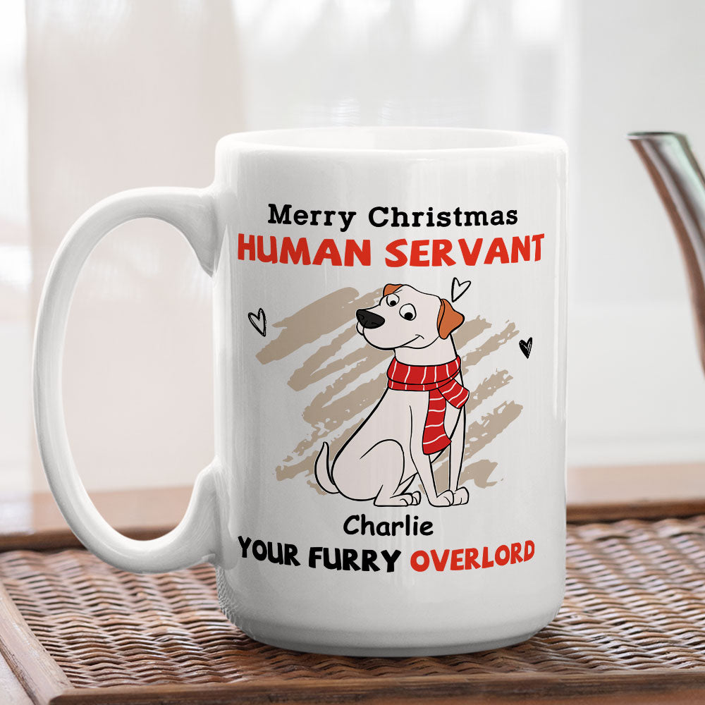 Merry Christmas - Personalized Custom Ceramic Coffee Mug for Pet Lovers (11oz & 15oz Sizes)